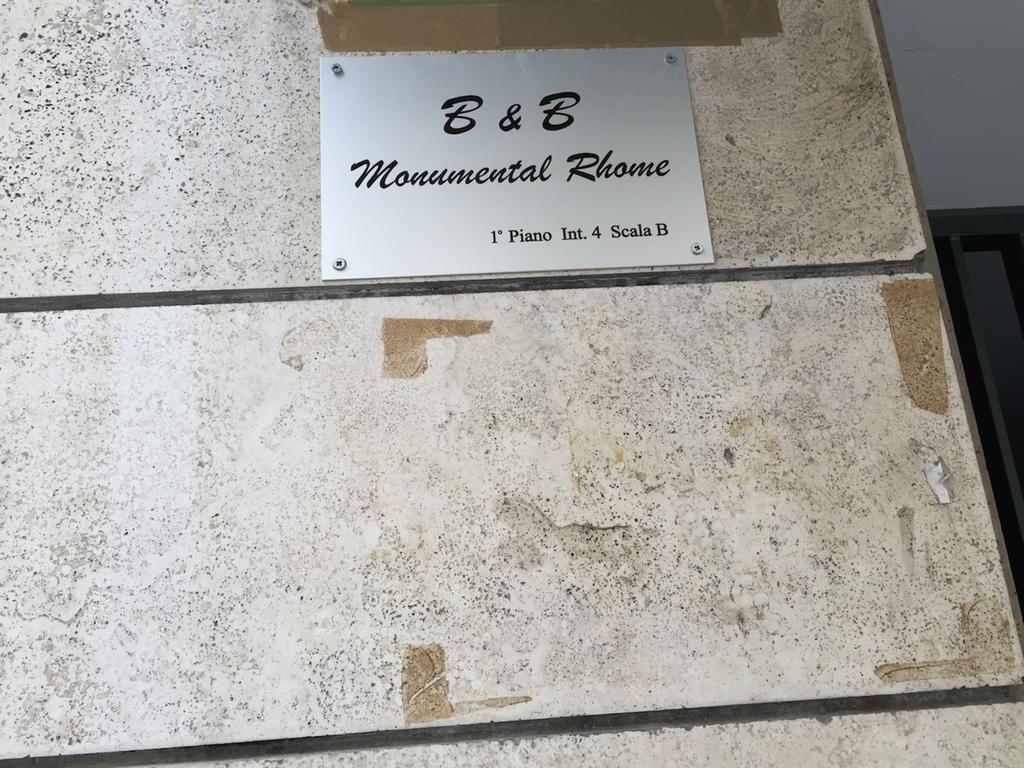 B&B Monumental Rhome Roma Exterior foto